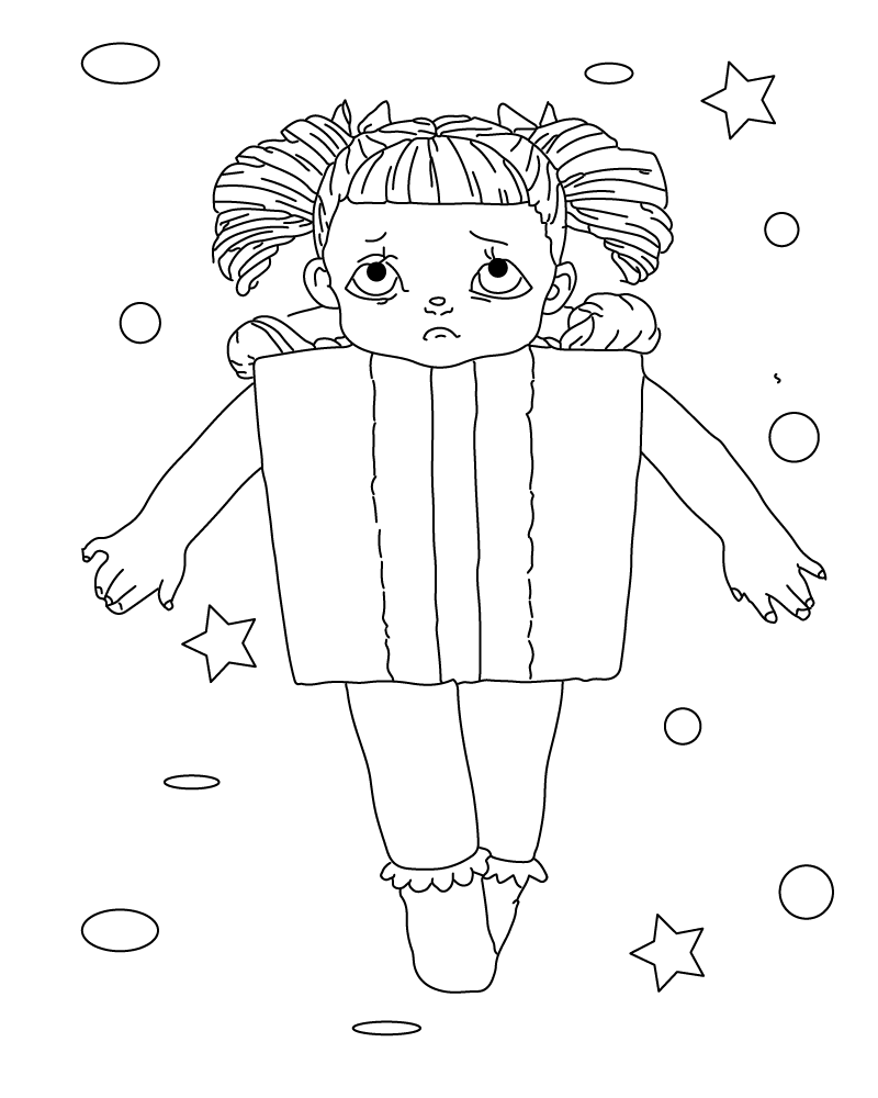 Dibujo de Little Melanie Martinez Coloring Page para Colorear