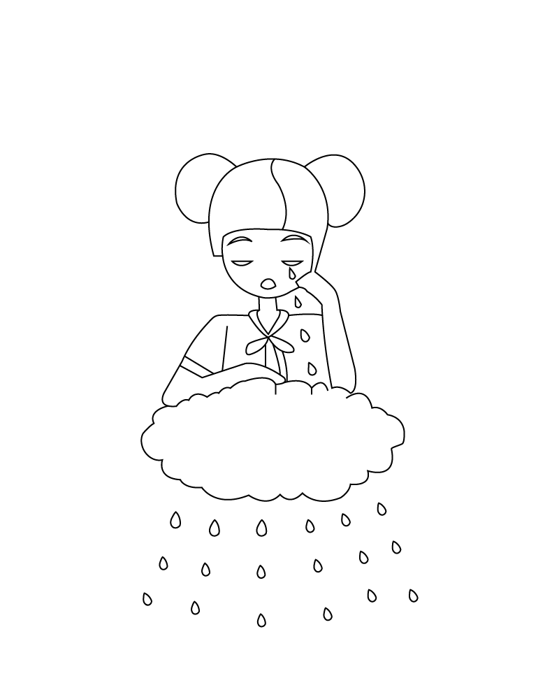 Dibujo de Melanie Martinez Cry Baby Coloring Page para Colorear