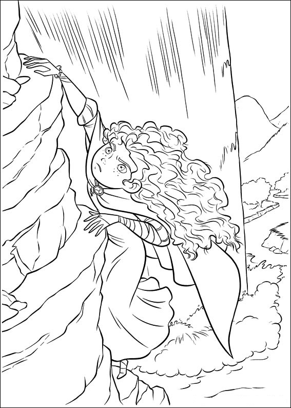 Dibujo de Escalada Merida para Colorear