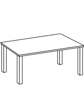 Dibujo de Mesa Baja para Colorear