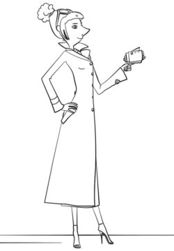 Dibujo de Mi Villano Favorito Lucy para Colorear