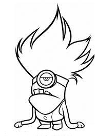 Dibujo de Minions Estupidos para Colorear