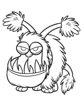 Dibujo de Monstruo Despreciable para Colorear