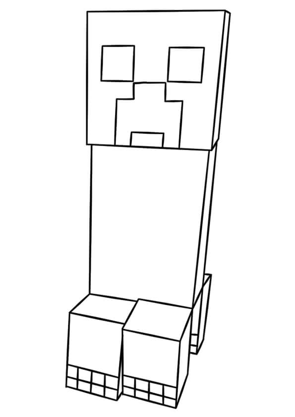 Dibujo de Creeper para Colorear