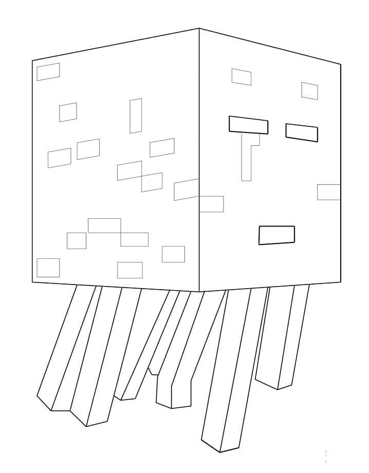Dibujo de Ghast para Colorear