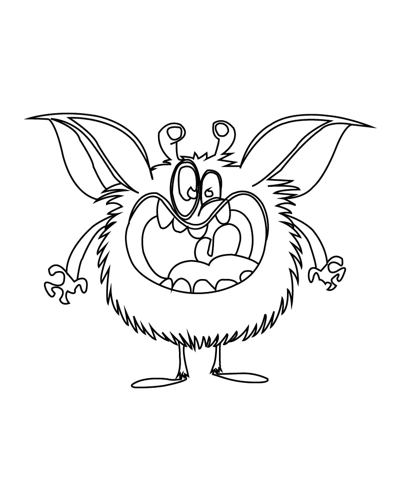 Dibujo de Msm Character Printable para Colorear