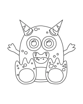 Dibujo de My Singing Monter For Kids Coloring Page para Colorear
