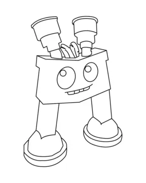 Dibujo de Rare Punkleton Coloring Sheet para Colorear
