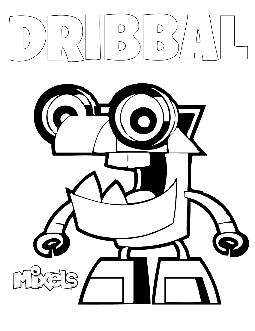 Dibujo de Dribbal Mixels para Colorear