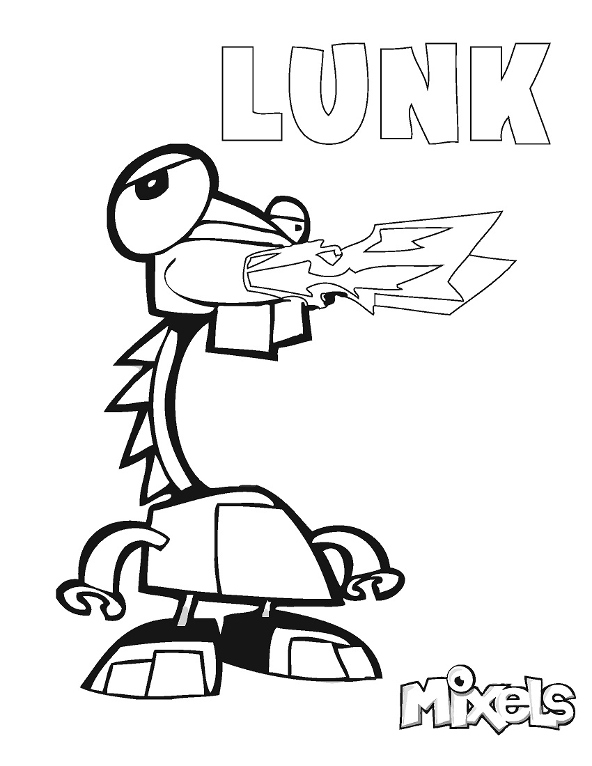 Dibujo de Lunk Mixels para Colorear