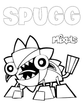 Dibujo de Spugg Mixels para Colorear
