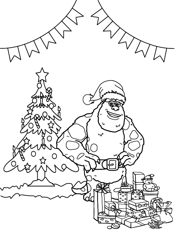 Dibujo de James In Christmas Coloring Page para Colorear