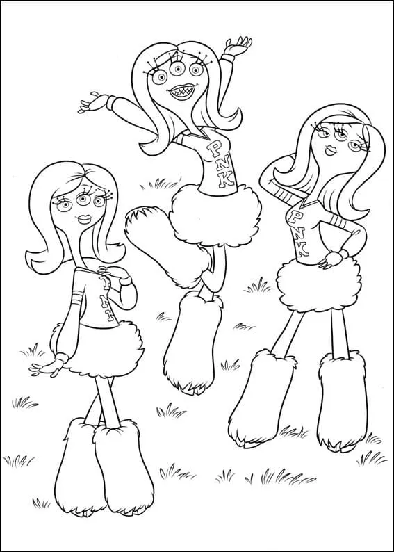 Dibujo de Monsters University 10 Coloring Page para Colorear