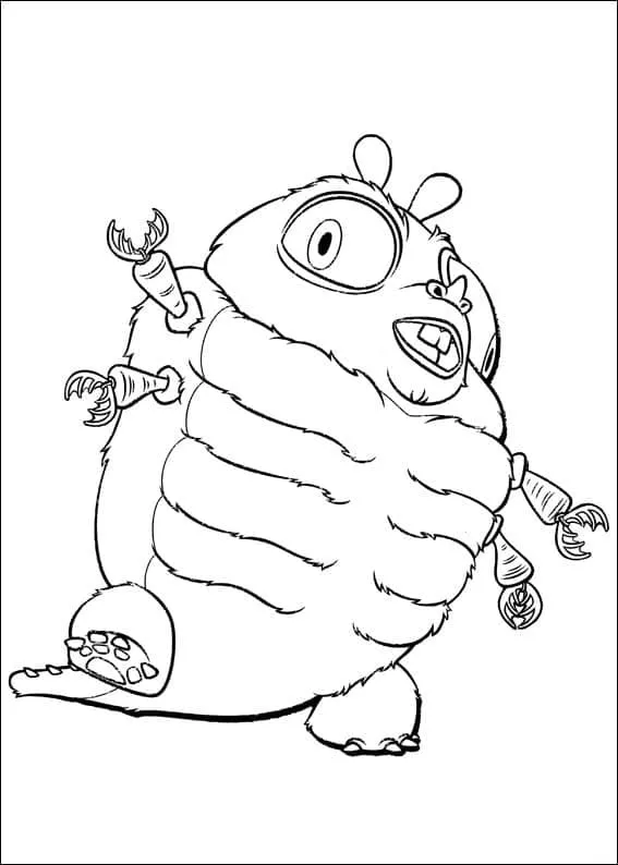 Dibujo de Insectosaurus From Monsters Vs Aliens Coloring Page para Colorear