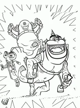 Dibujo de Monsters Vs Aliens To Print Coloring Page para Colorear