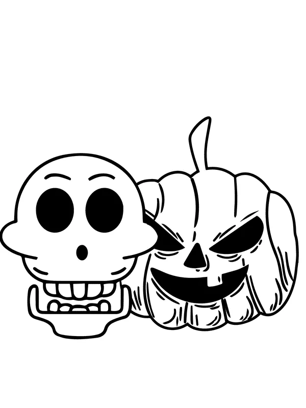 Dibujo de Free Halloween Monster Coloring Pages para Colorear