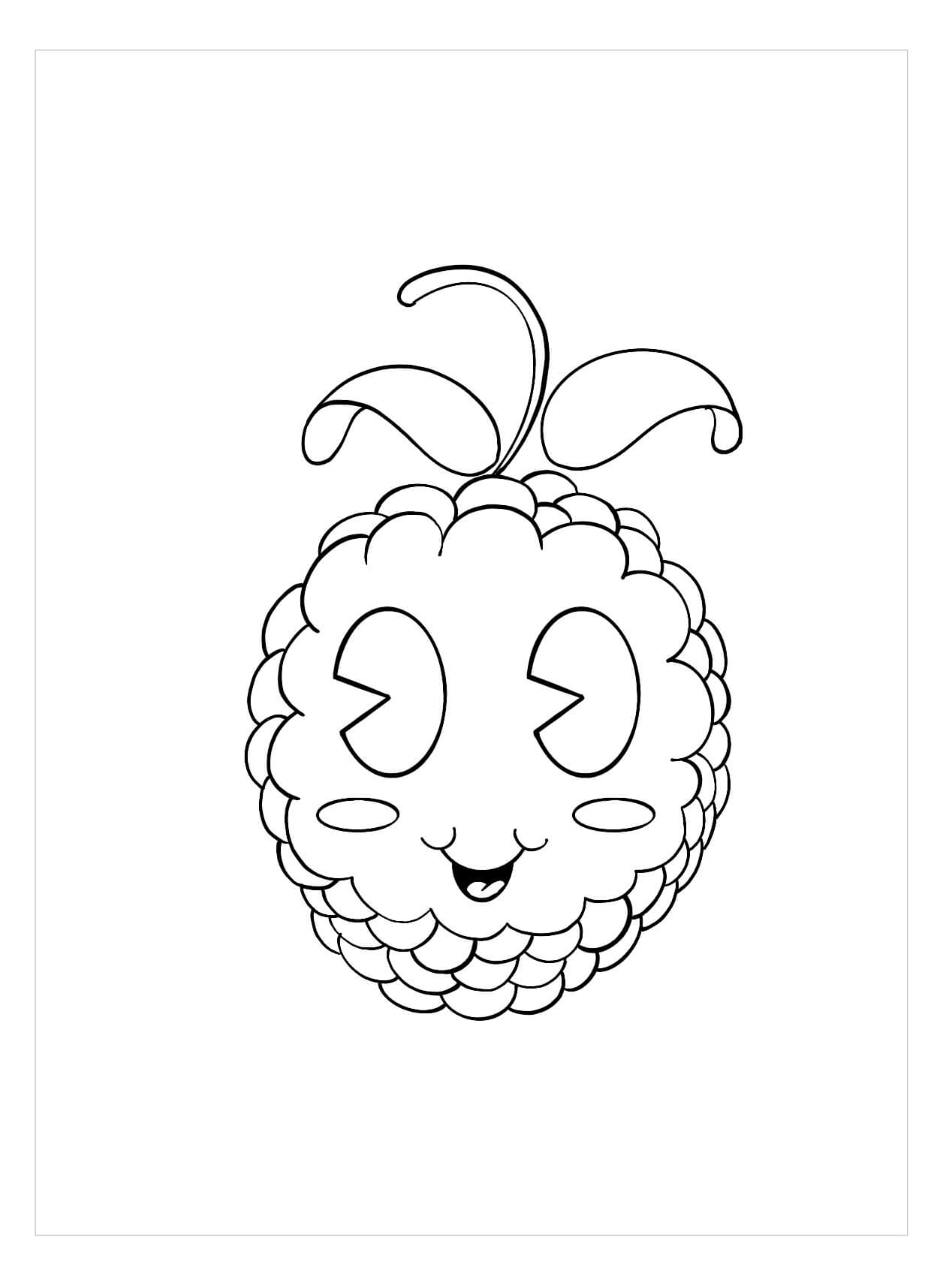 Dibujo de Animados Mora Lindo para Colorear