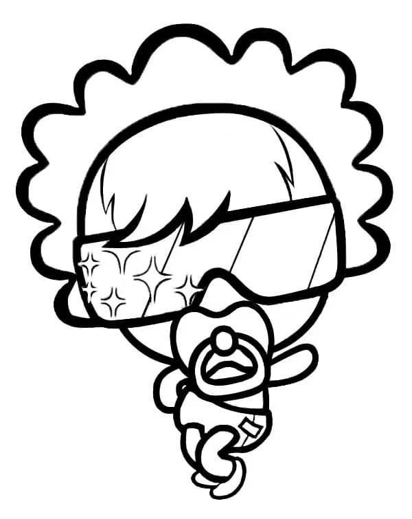Dibujo de Free Moshi Monsters Coloring Page para Colorear