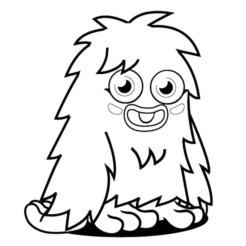 Dibujo de Furi In Moshi Monsters Coloring Page para Colorear
