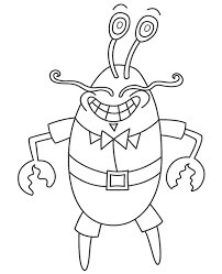 Dibujo de Dibujando Mr Krabs para Colorear