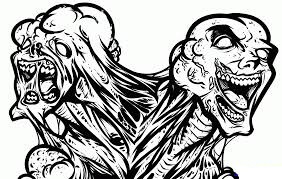Dibujo de Muertos Vivientes para Colorear