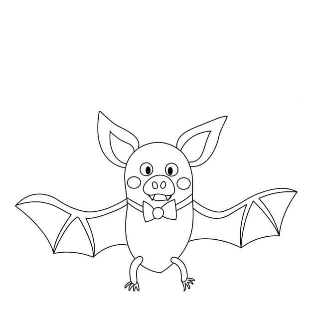 Dibujo de Caballero Murcielago para Colorear