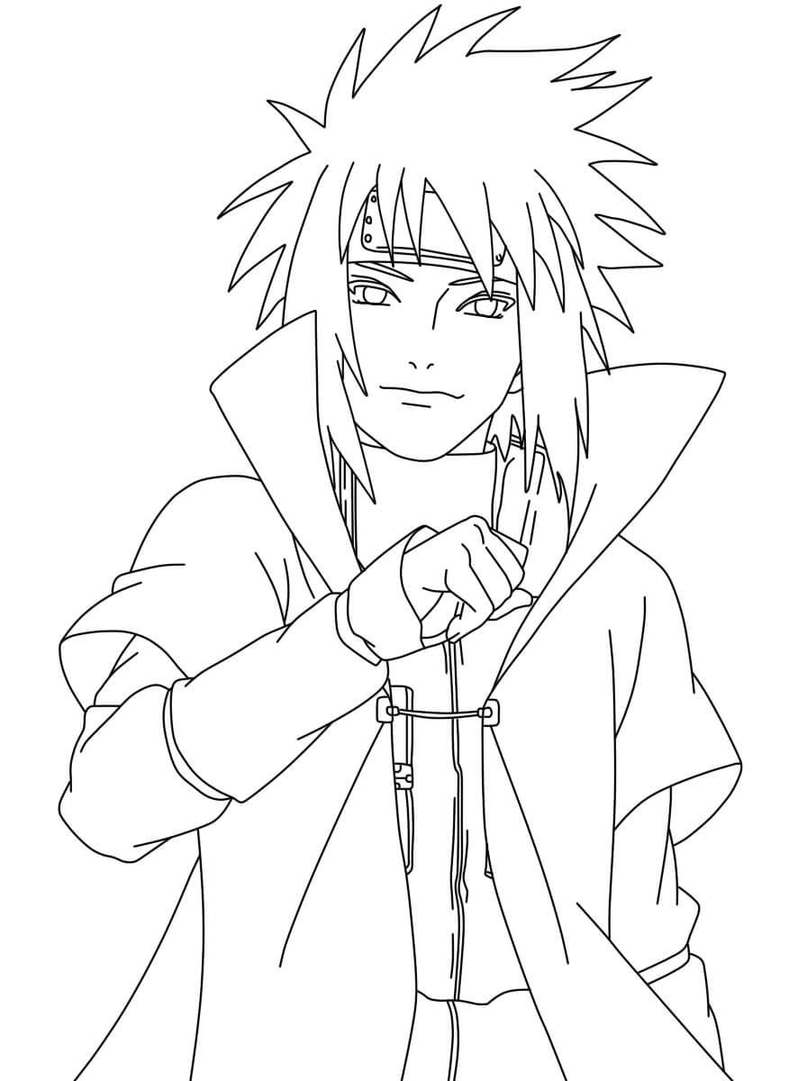 Dibujo de Minato para Colorear
