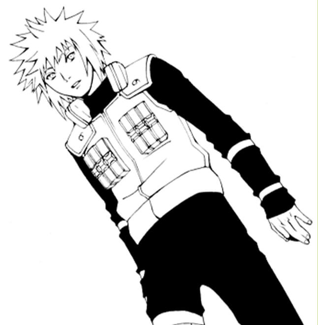 Dibujo de Jonin Minato para Colorear