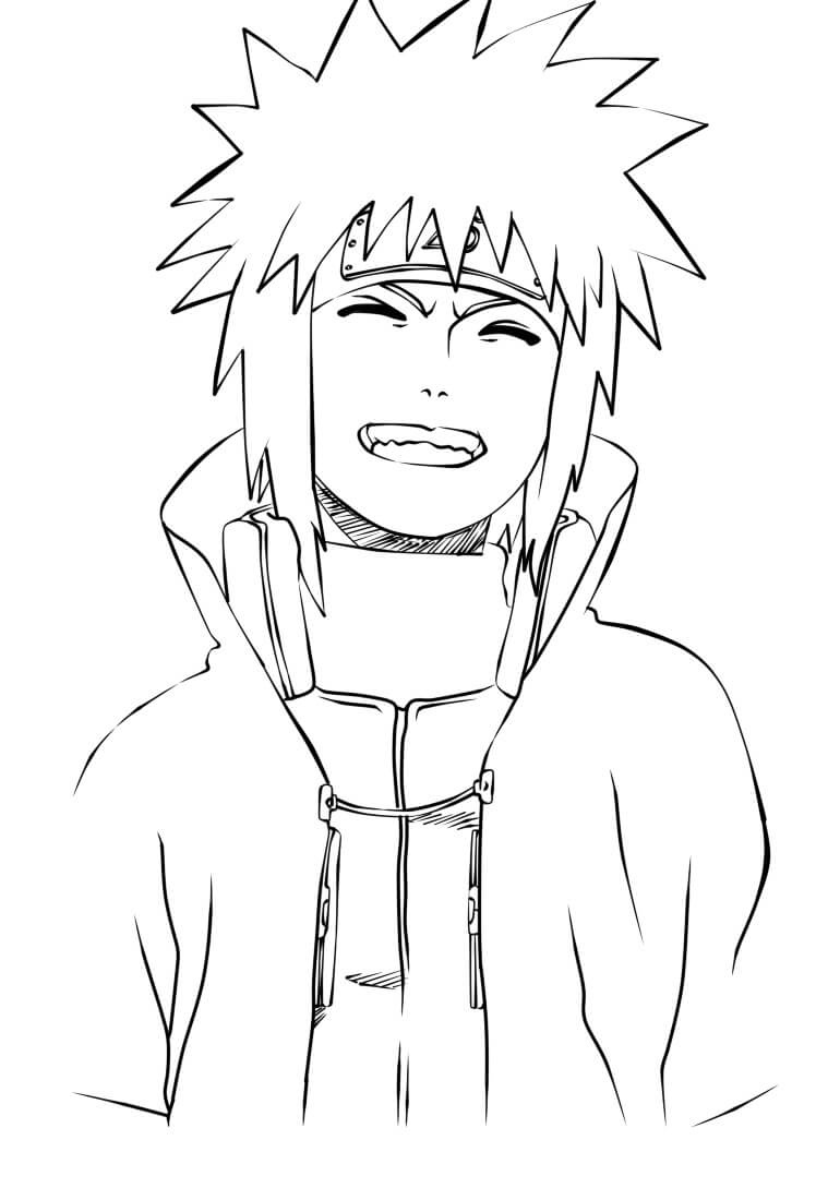 Dibujo de Minato Divertido para Colorear