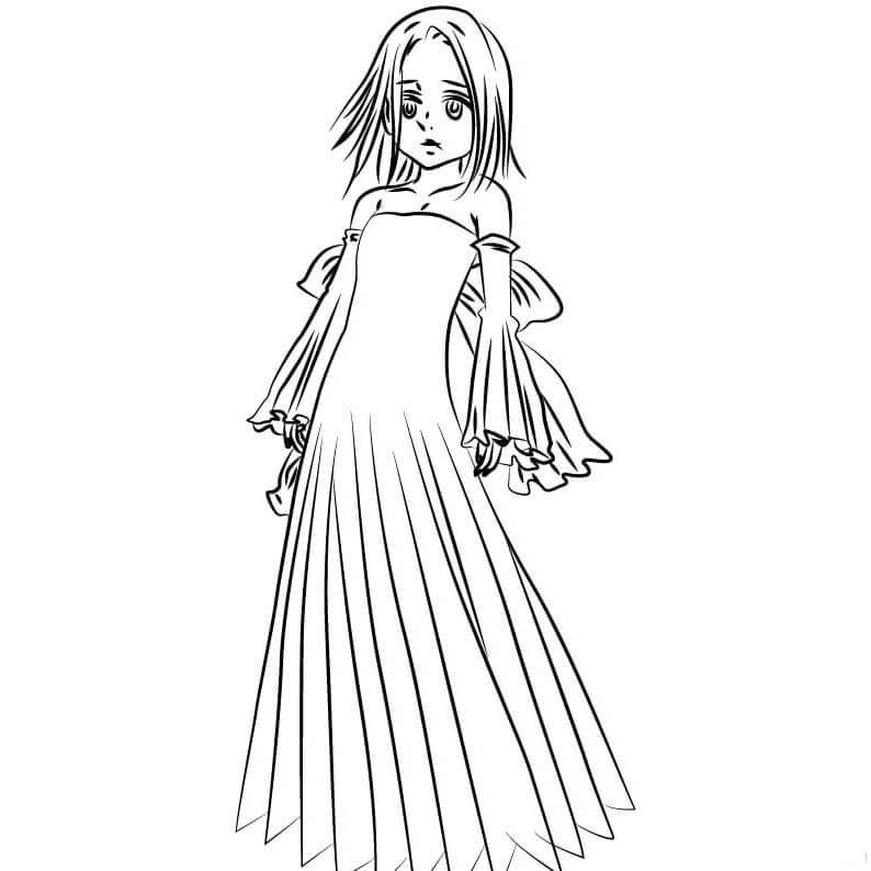 Dibujo de Elaine 1 para Colorear