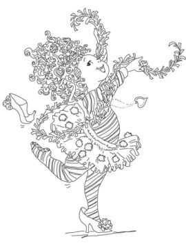 Dibujo de Nancy de Lujo para Colorear
