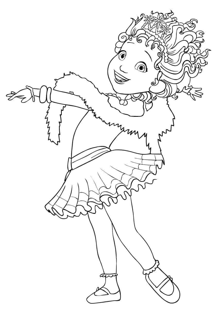 Dibujo de Nancy de Lujo Impresionante para Colorear