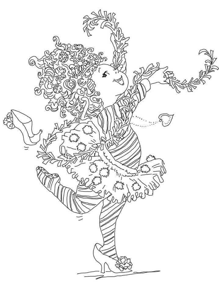 Dibujo de Nancy de Lujo para Colorear