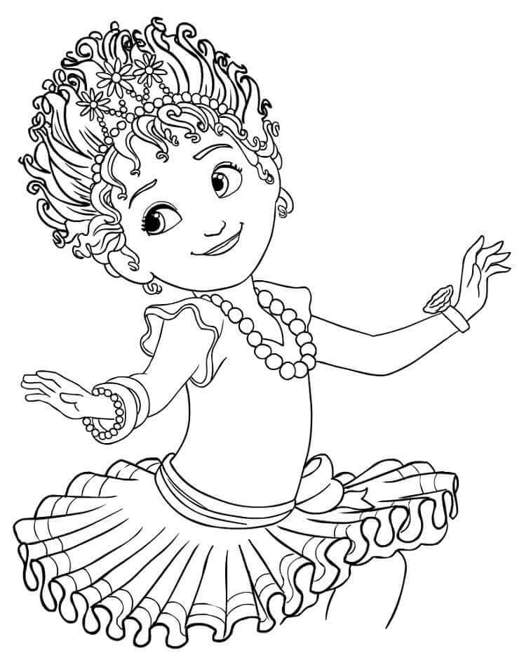 Dibujo de Preciosa Nancy de Lujo para Colorear