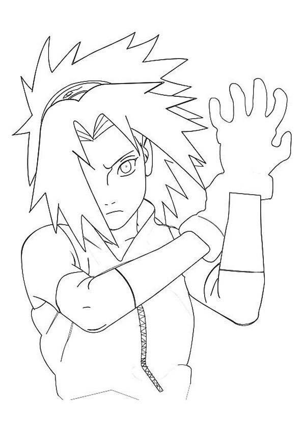 Dibujo de Haruno Sakura para Colorear