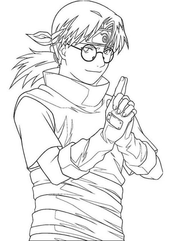 Dibujo de Kabuto Yakushi para Colorear