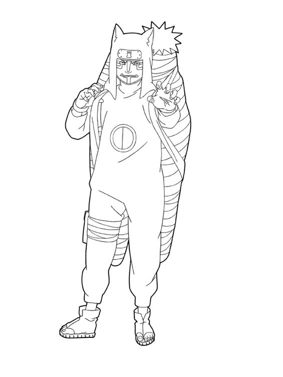 Dibujo de Kankuro para Colorear