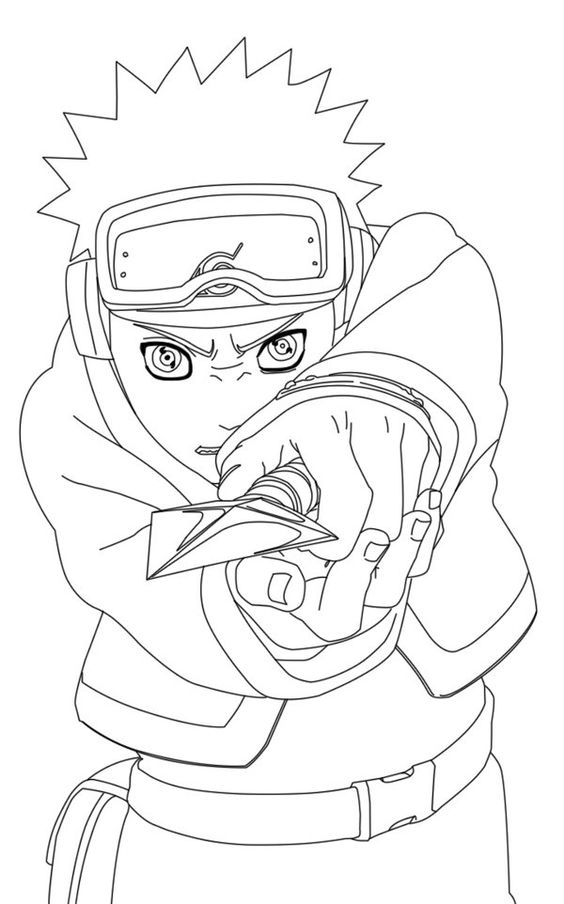 Dibujo de Obito Uchiha para Colorear