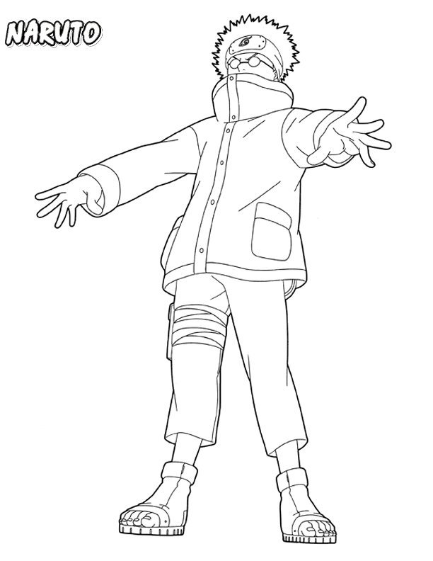 Dibujo de Shino Aburame para Colorear