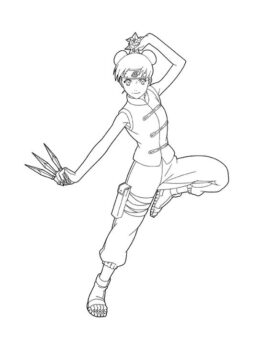Dibujo de Tenten Smiling para Colorear