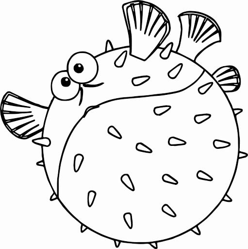 Dibujo de Pez Nemo para Colorear