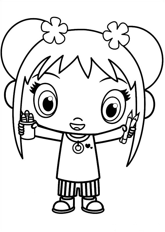 Dibujo de Kai Lan para Colorear