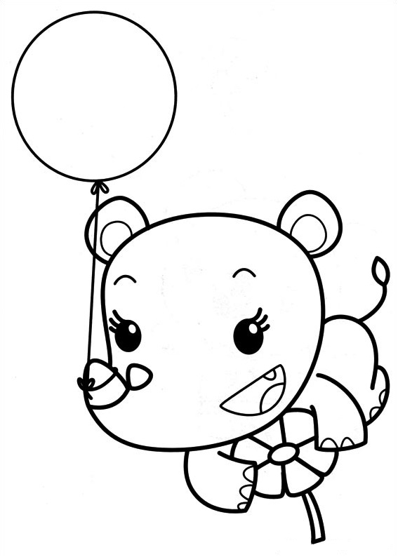 Dibujo de Lulu Est Volando para Colorear