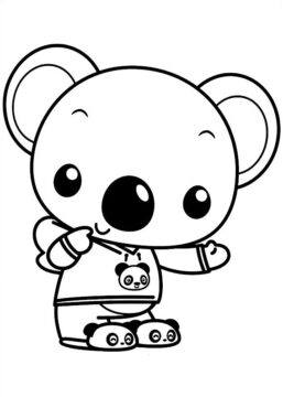 Dibujo de Tolee Sonriendo para Colorear