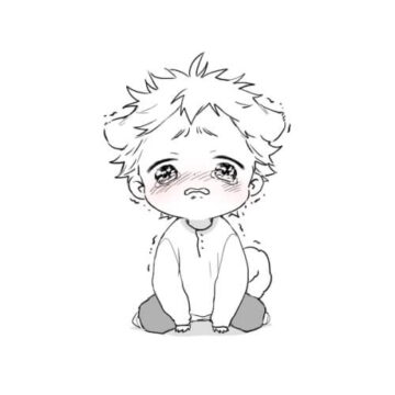 Dibujo de Koutaro Triste para Colorear