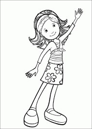 Dibujo de Chicas Groovy para Colorear