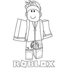Dibujo de Boblox Ninja para Colorear
