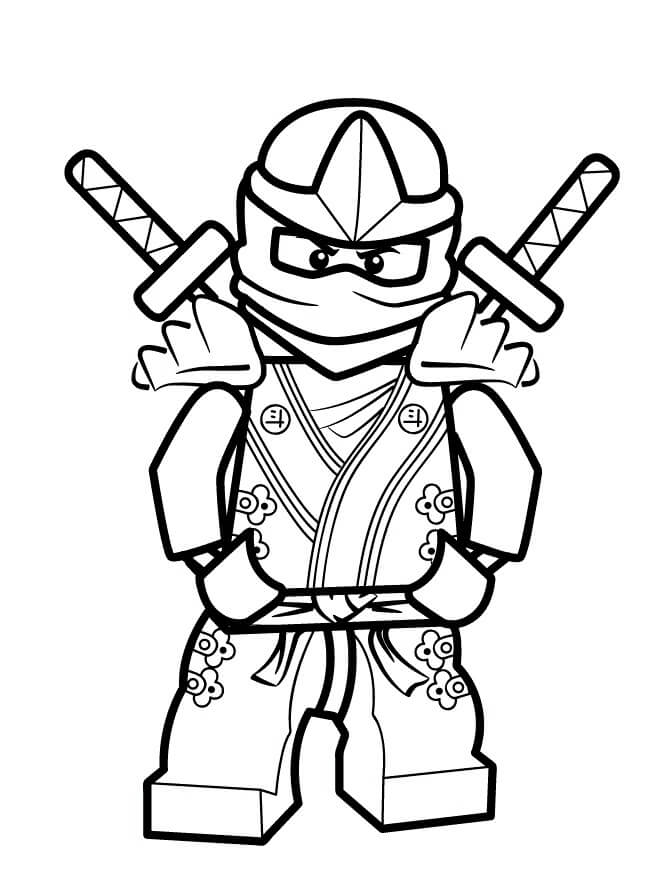 Dibujo de Lego Ninjago para Colorear