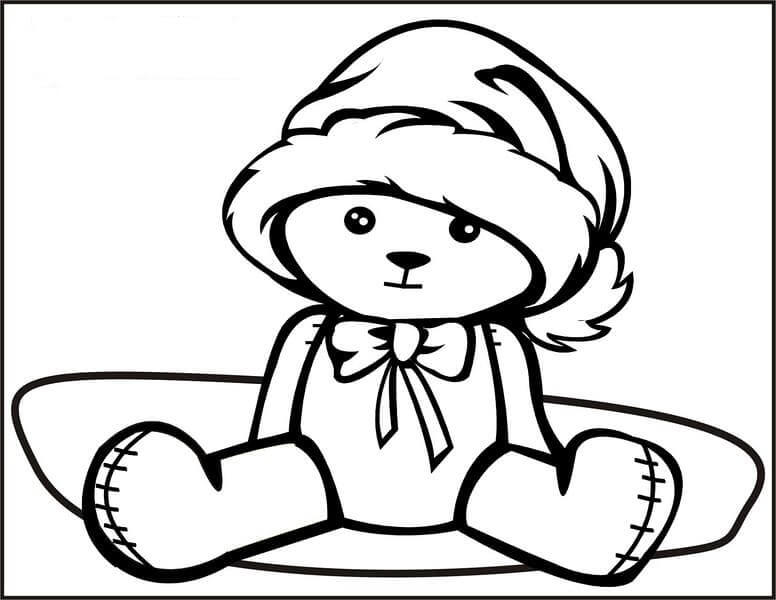 Dibujo de Osito de Peluche para Colorear
