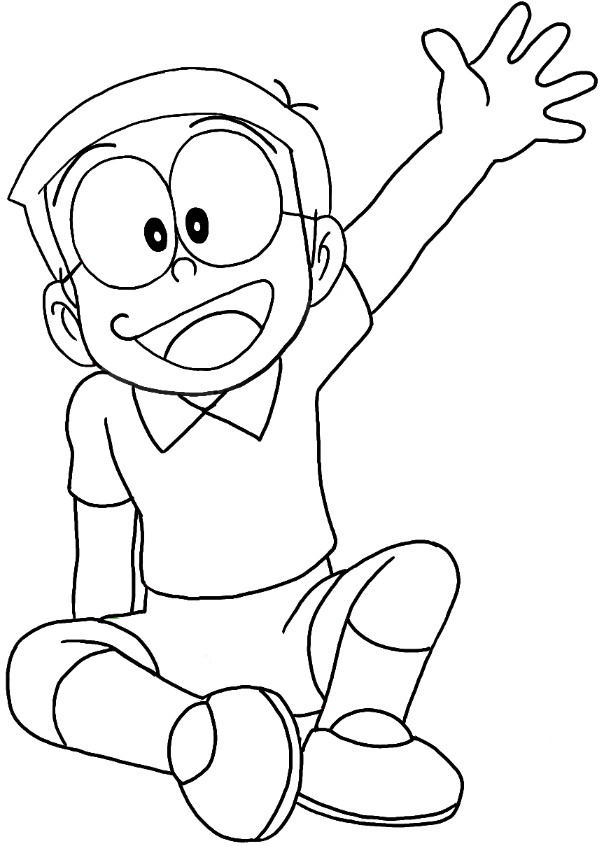 Dibujo de Linda Nobita para Colorear